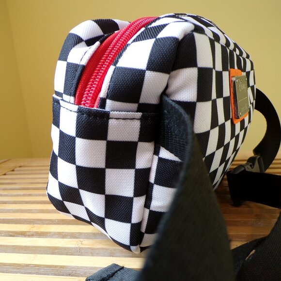 Loungefly Disney Mickey Donald Goofy Checkered Fanny Pack - Picture 4 of 13